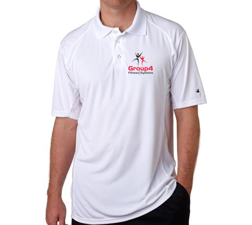 G4-4440 White Polo Shirt