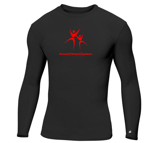 G4-4604 Black LG Sleeve Compression T-shirt