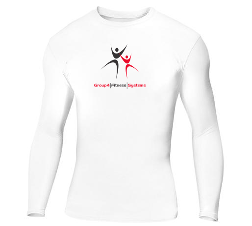 G4-4604 White LG Sleeve Compression T-shirt