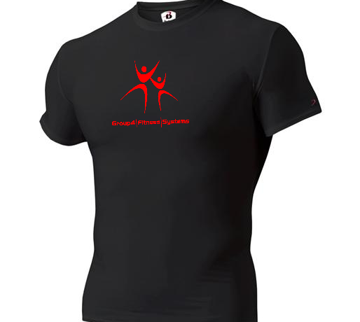 G4-4620 Black Short Sleeve Compression T-shirt