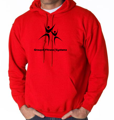 G4-18500 Red Hooded Sweatshirt