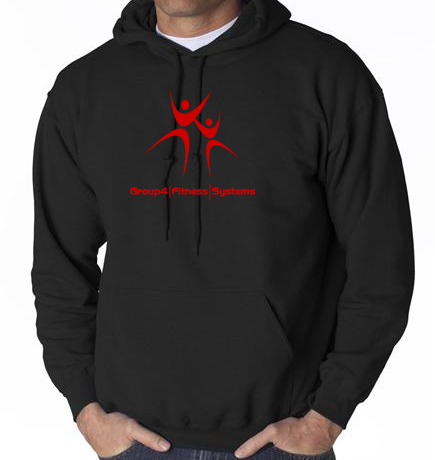 G4-18500 Black Hooded Sweatshirt