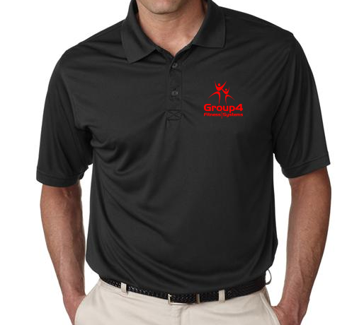 G4-8425 Black Polo Shirt