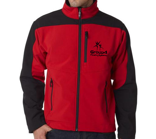 G4-4200 Red Black Storm-X Soft Shell Jacket